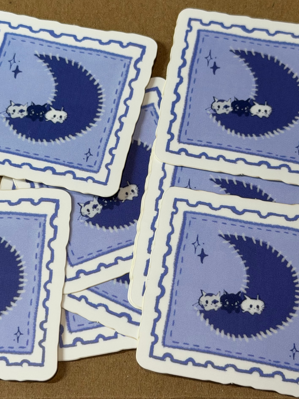 peanut stamp sticker